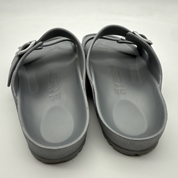 Birkenstock Arizona EVA 42 Sandals Unisex Men's 9/Womens 11 Stone Coin Sliver - Picture 9 of 15